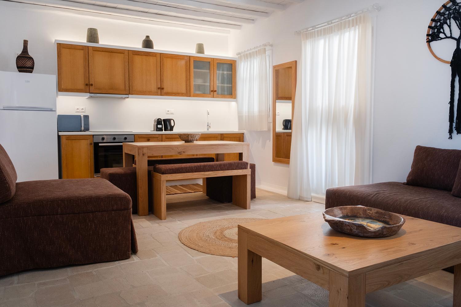 אורנוס Mykonian Style W Shared Pool Houses & Nighttime Security Guard מראה חיצוני תמונה