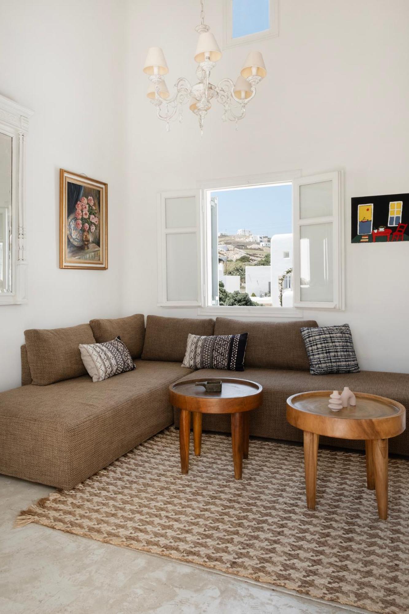 אורנוס Mykonian Style W Shared Pool Houses & Nighttime Security Guard מראה חיצוני תמונה